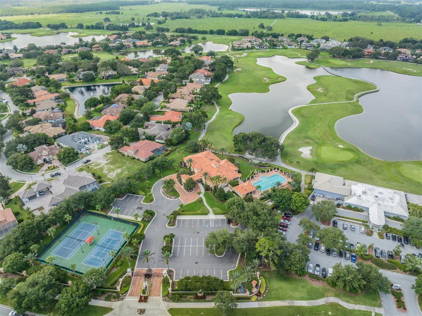 Aerial Views of the Clubhouse and Fox Hollow Golf Course and Clubhouse within walking distance!