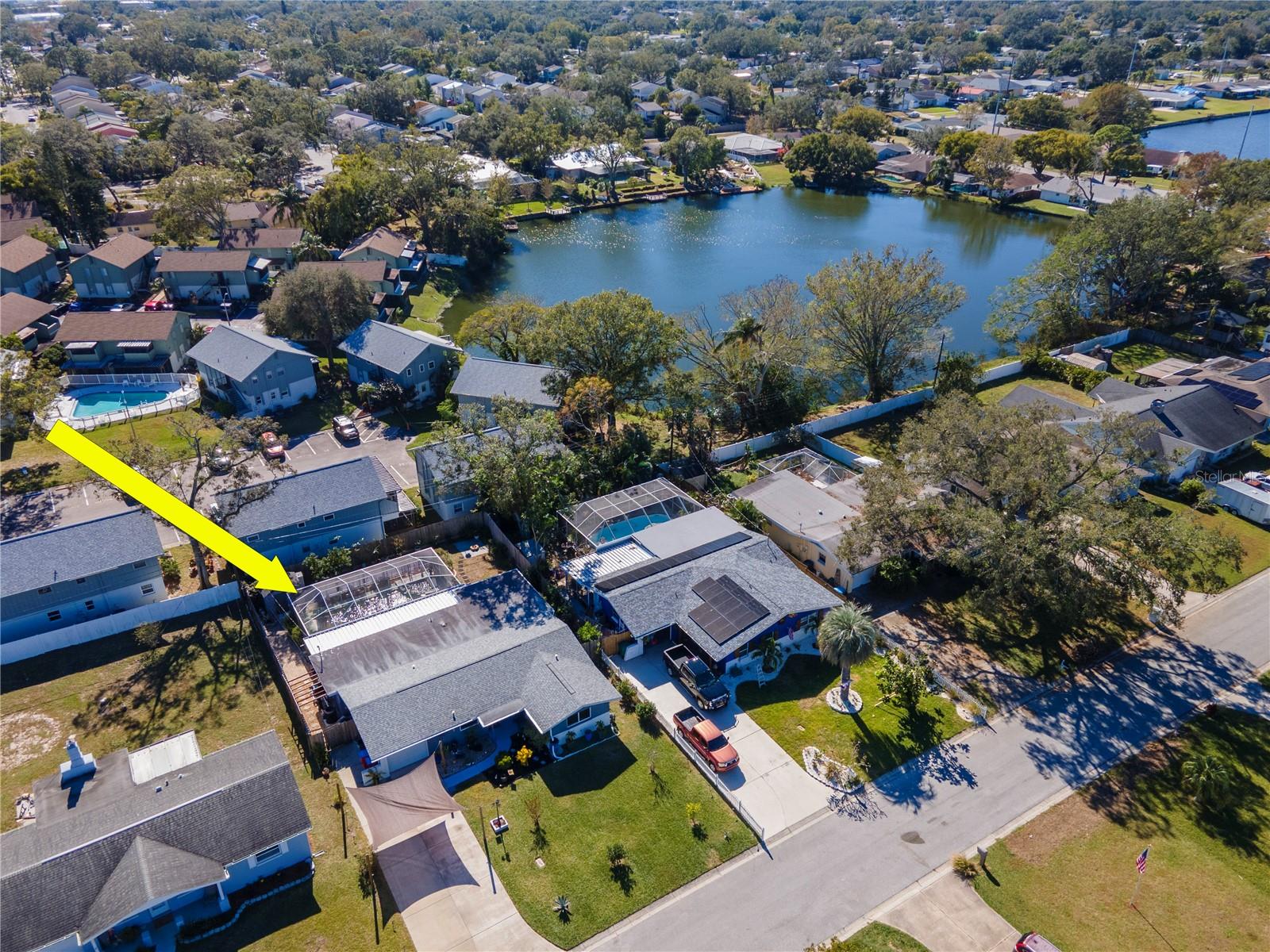 Aerial View of area surrounding home.  Not in a flood zone or evacuation zone.