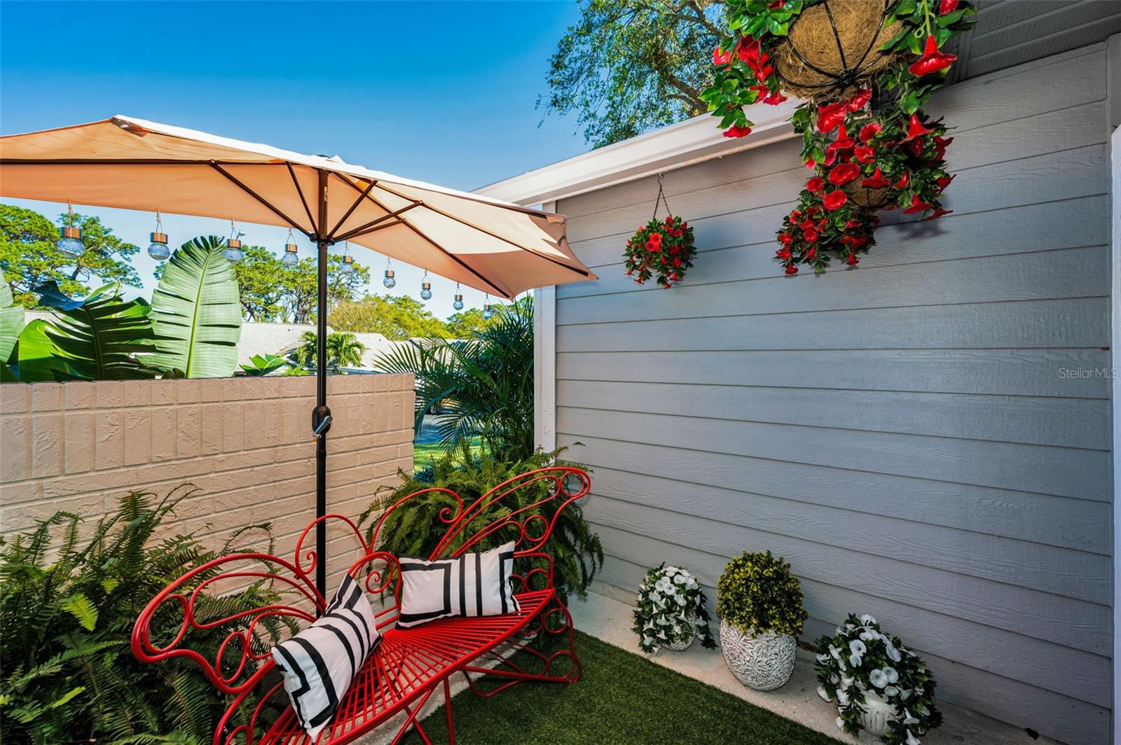 Enjoy your morning coffee on the patio