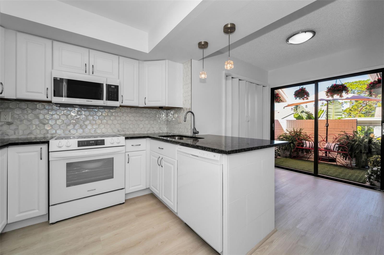 Updated kitchen with Breakfast room and front patio