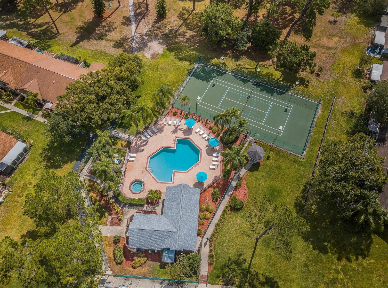 Aerial view of Bentley Park