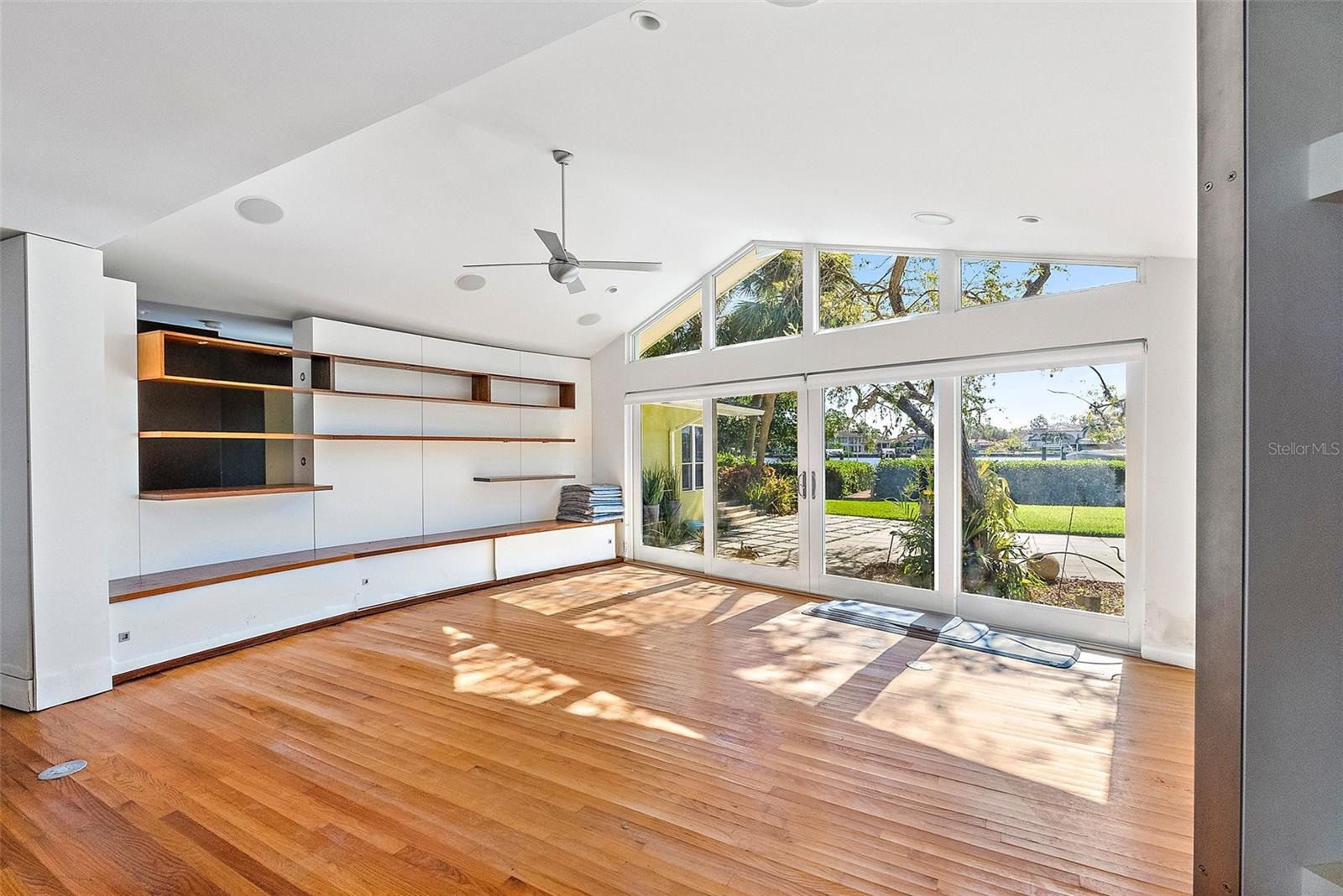 View from dining room to great room. Remediation needs to be done by buyer