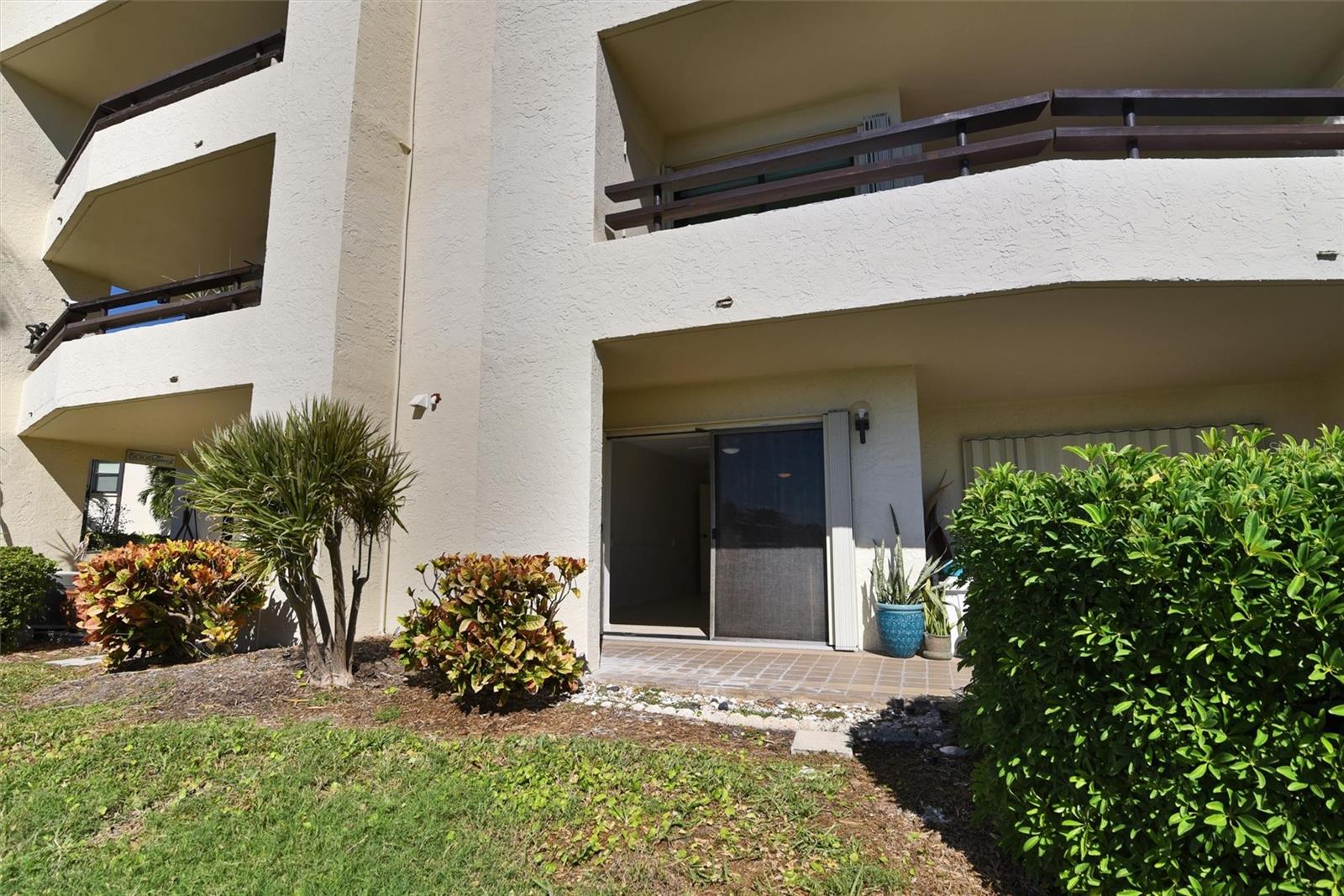 Bonus room off garage (looking into unit) walkout to waterfront