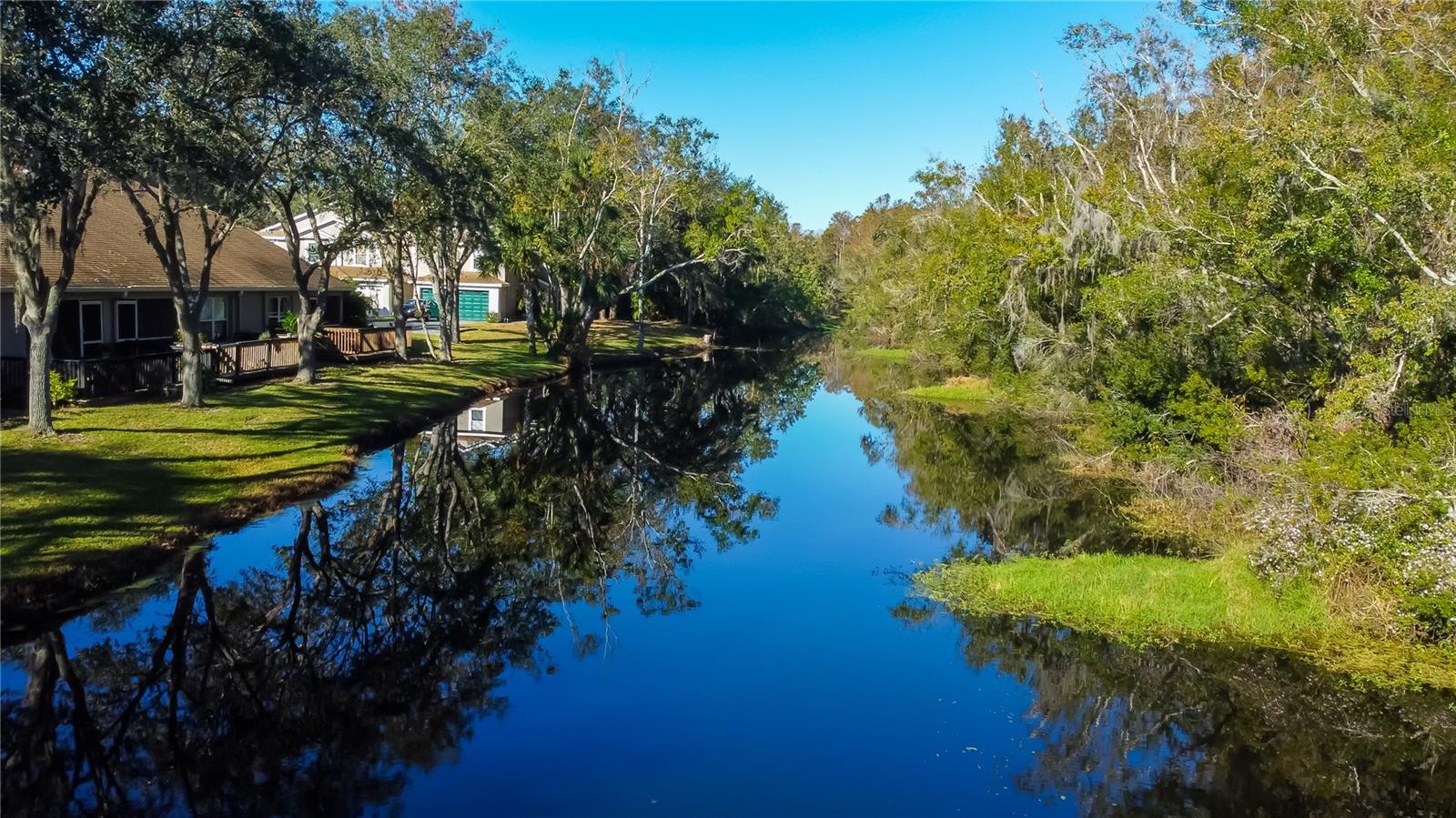 13. Hovering Drone in Center of Brooker Creek to Look Towards the West!!