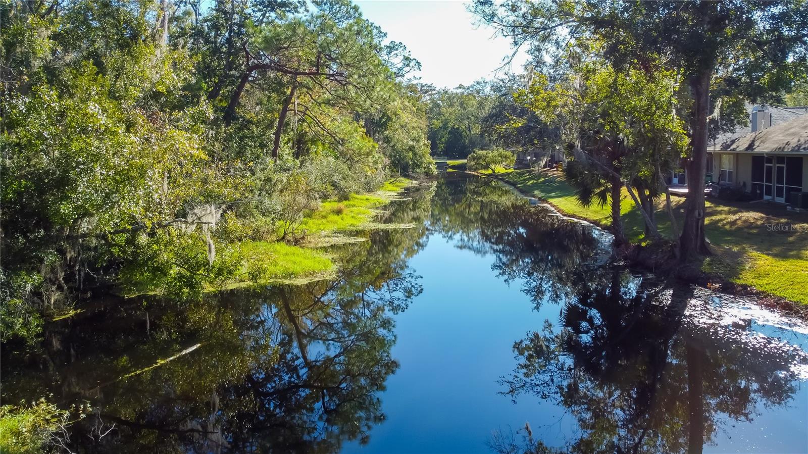 14. Hovering Drone in Center of Brooker Creek to Look Towards the East!!