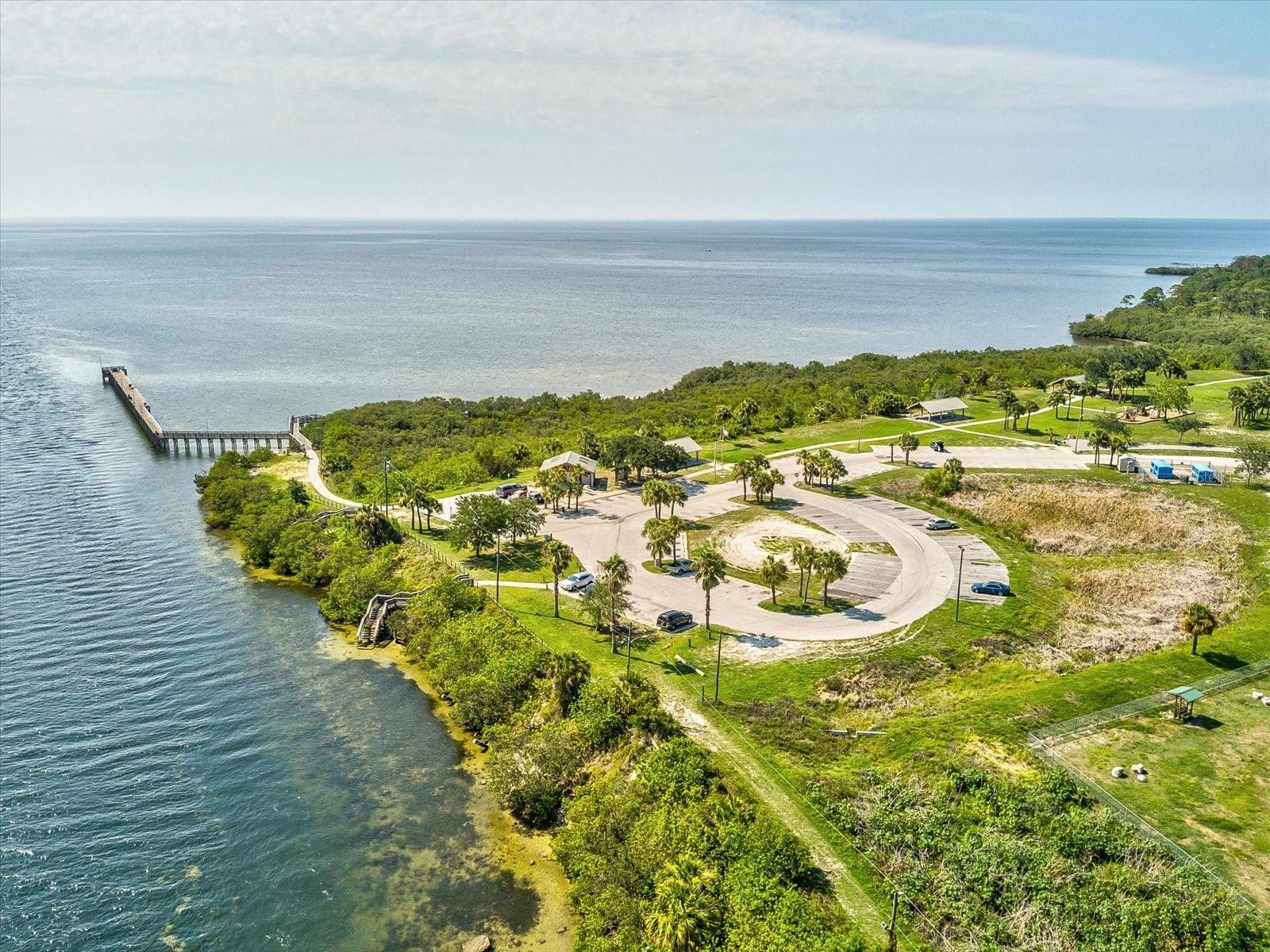 Anclote Gulf Park 5 minutes away