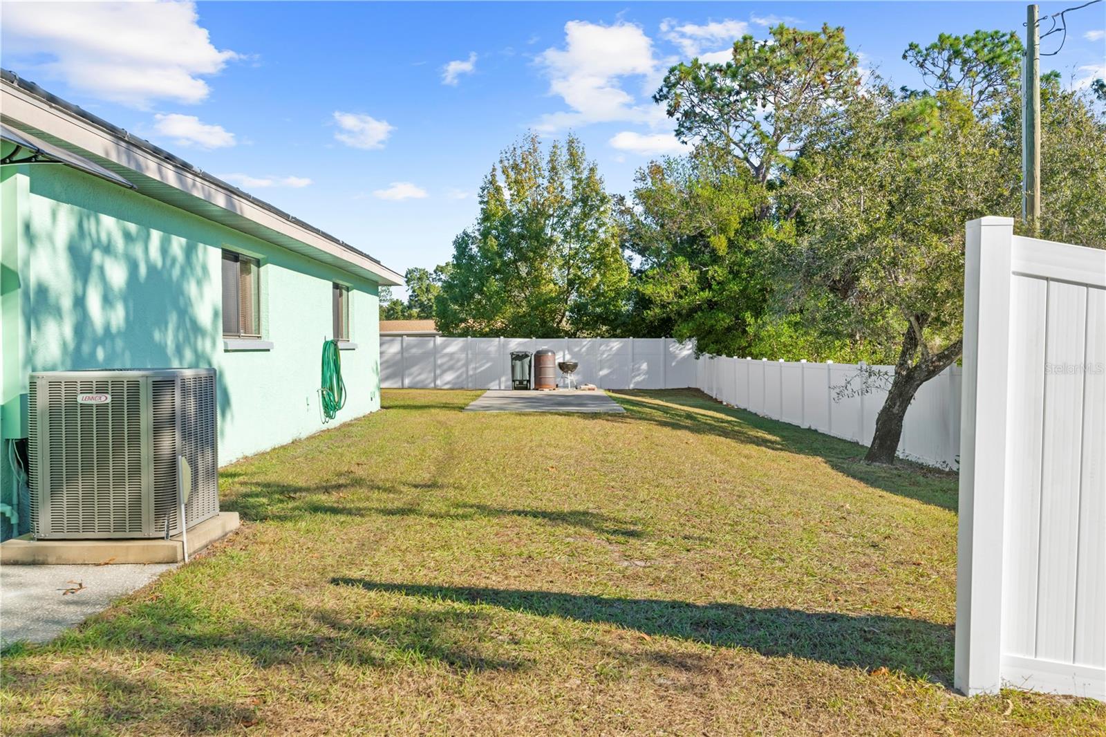 Fully Fenced Rear Yard