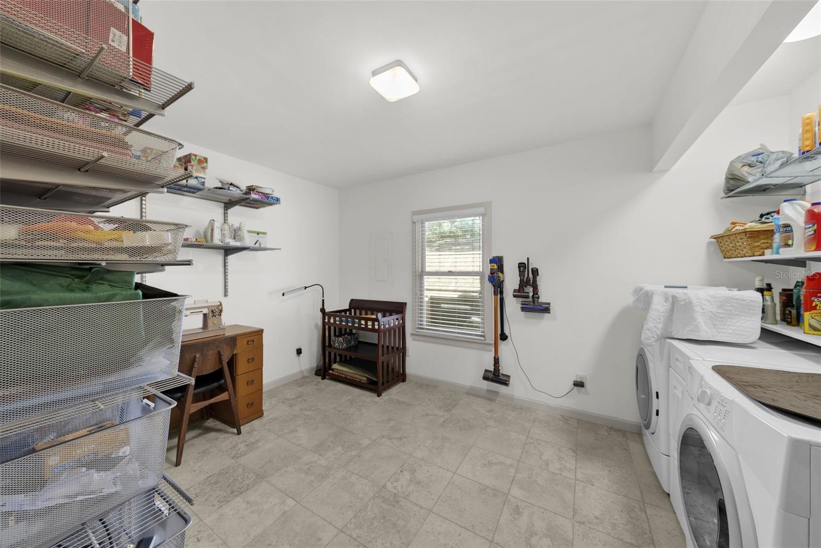 Large laundry room that can also be used as a craft room