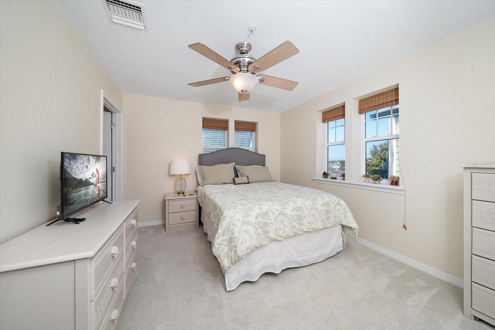 Guest bedroom with ensuite bath.