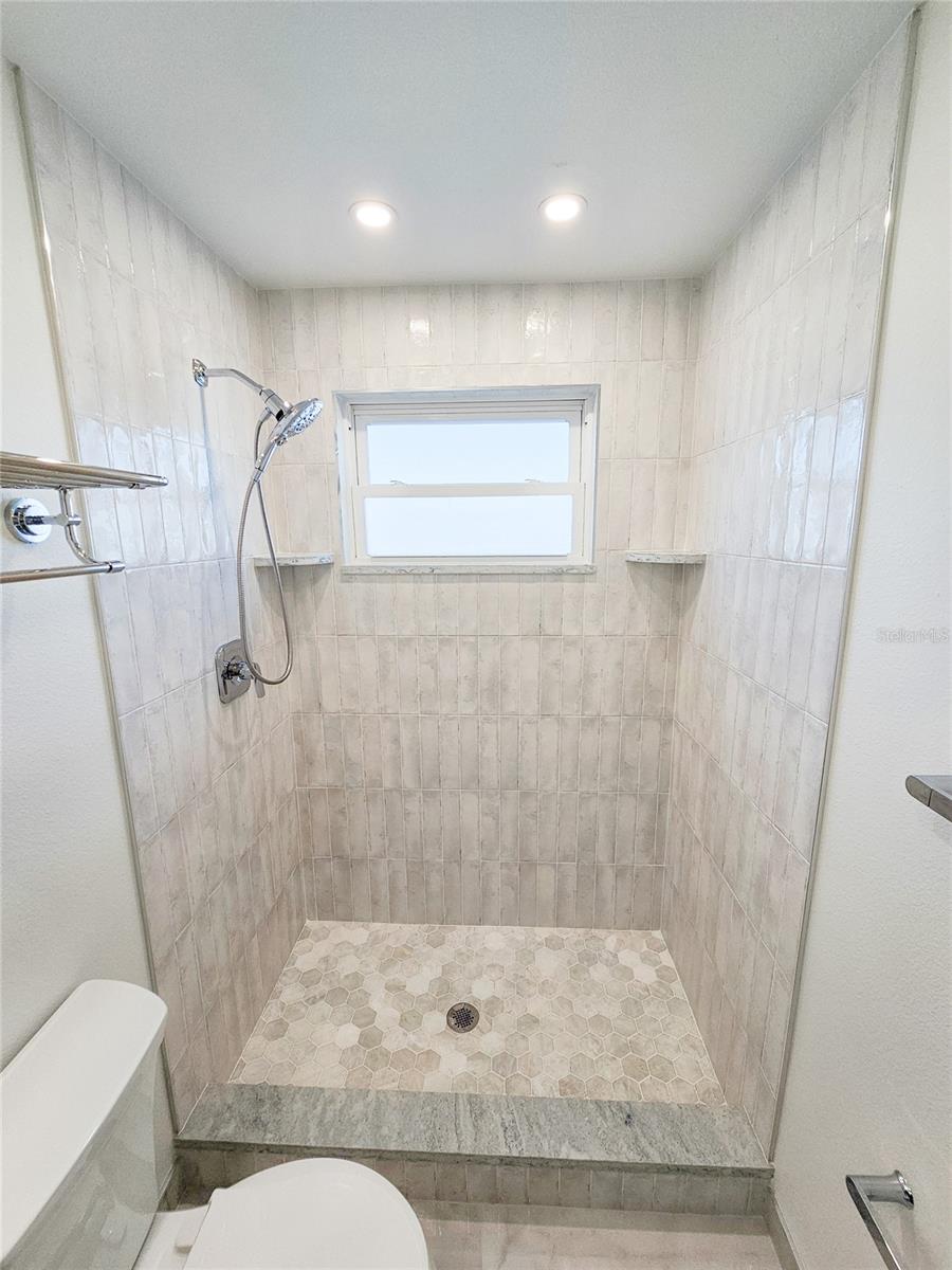 Custom Shower In Primary Bath.