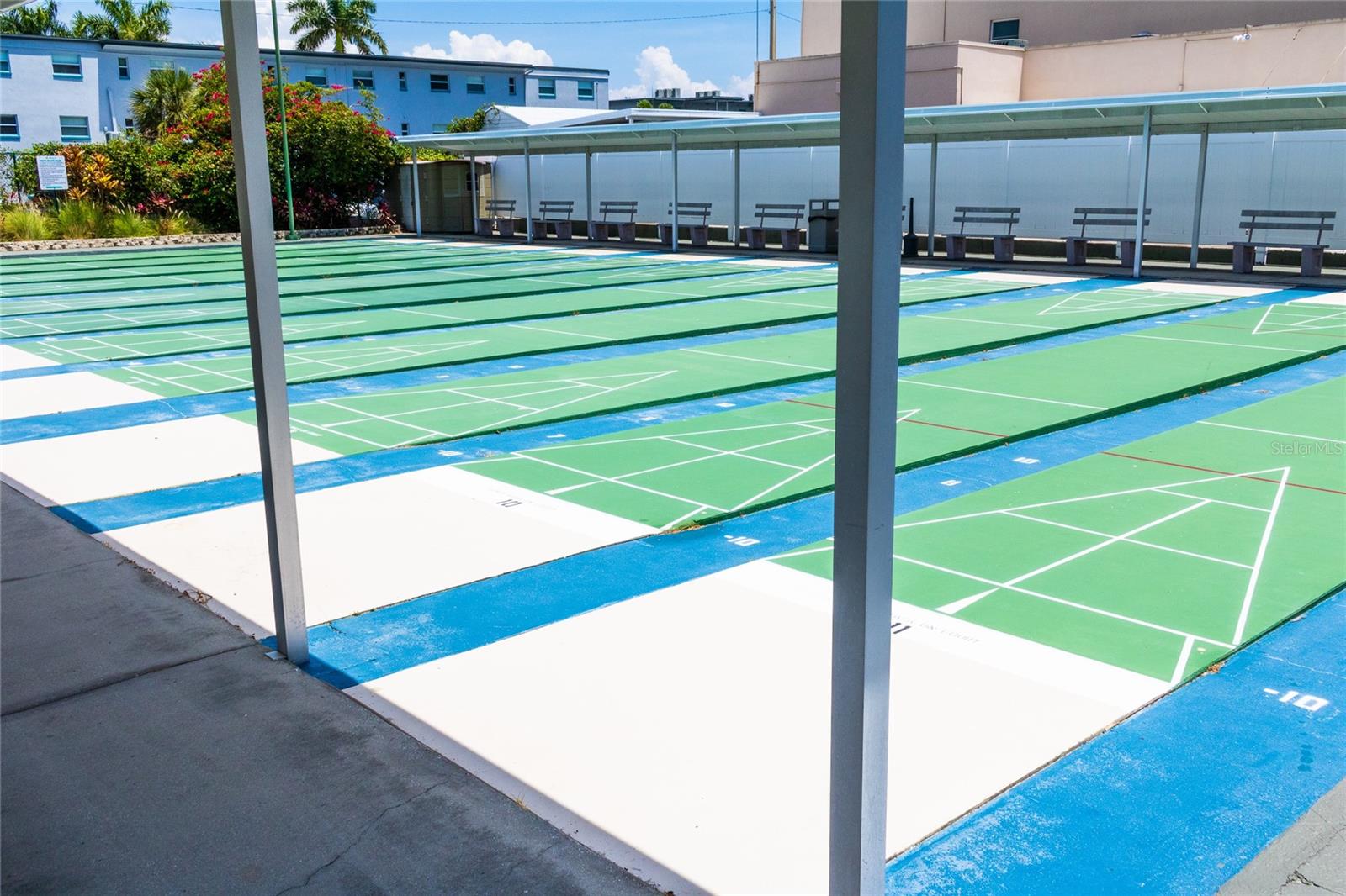 Shuffle Board Court.