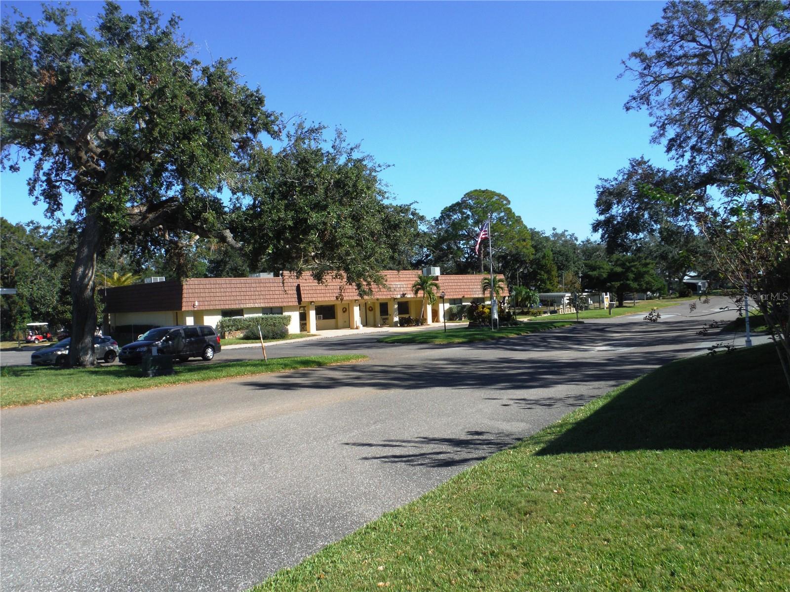 Clubhouse across the street