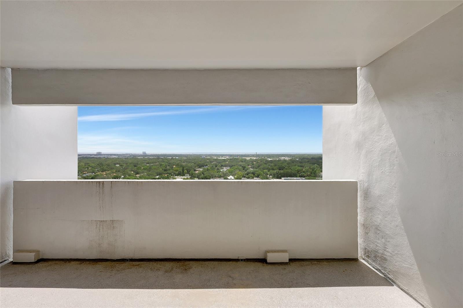 Bedroom Two Private Balcony 16' x 8' with sunset view