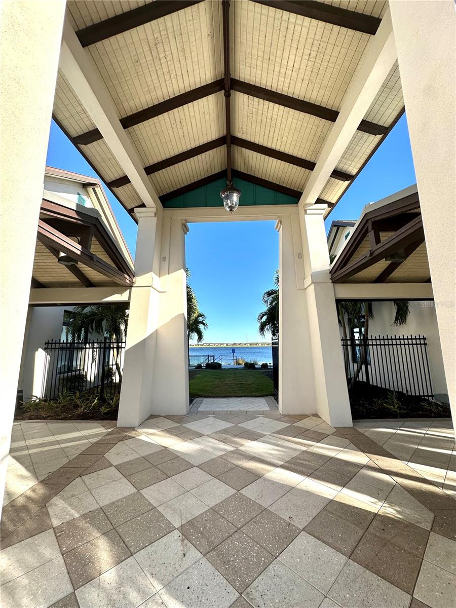 Clubhouse entrance