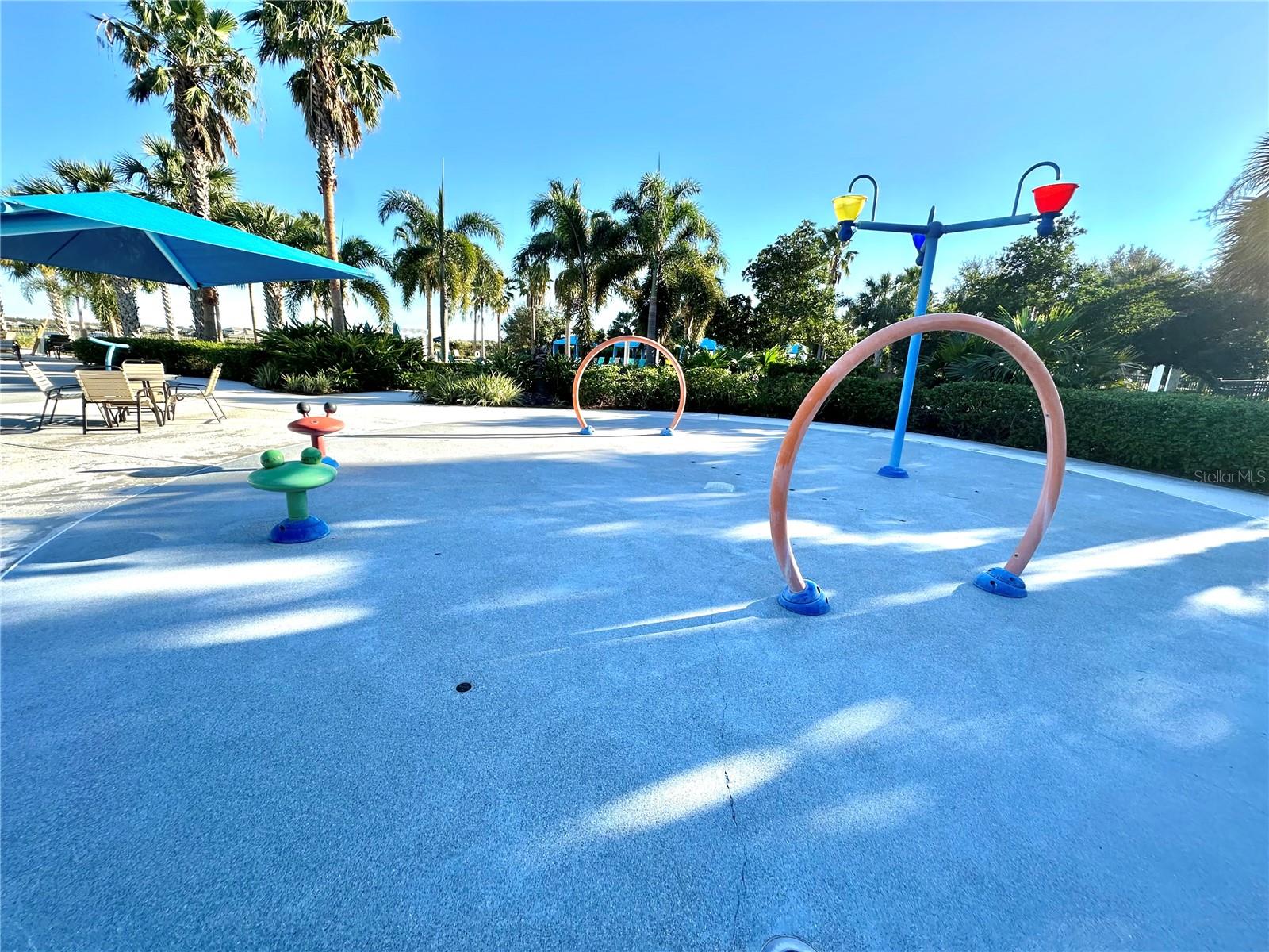 Splash pad for kids