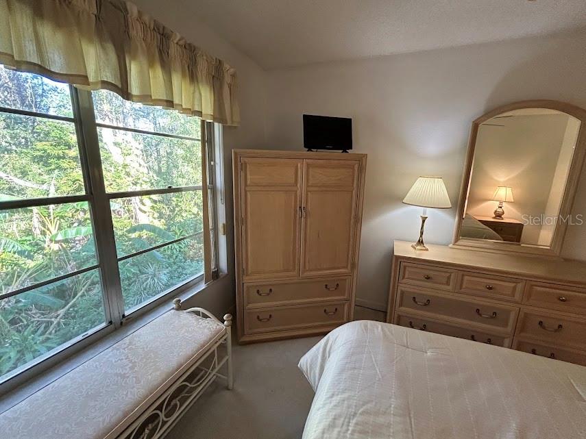 Master bedroom overlooks the trees