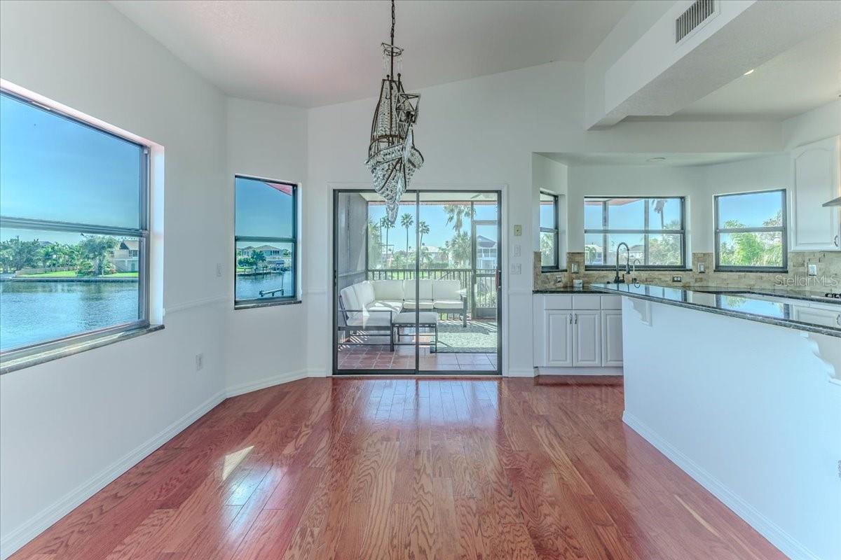 Breakfast Nook with Beautiful Water Views