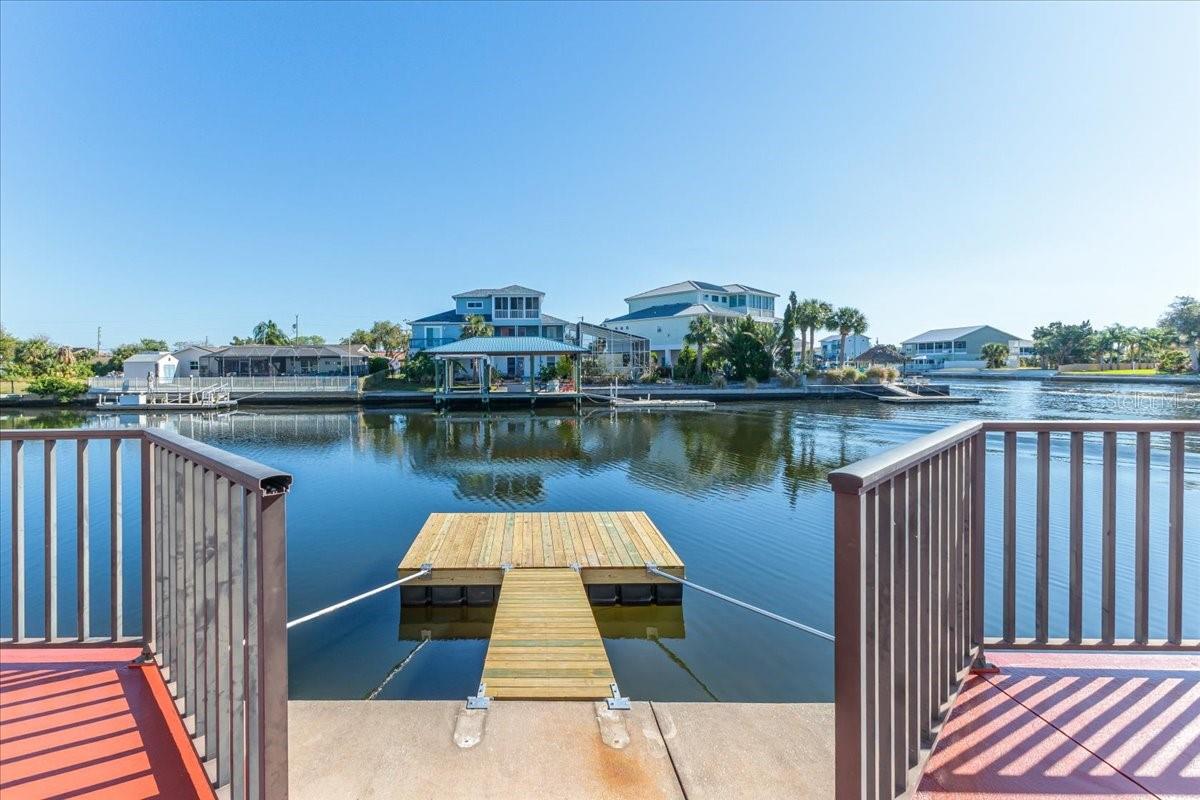 Floating Dock with 124 Ft Seawall