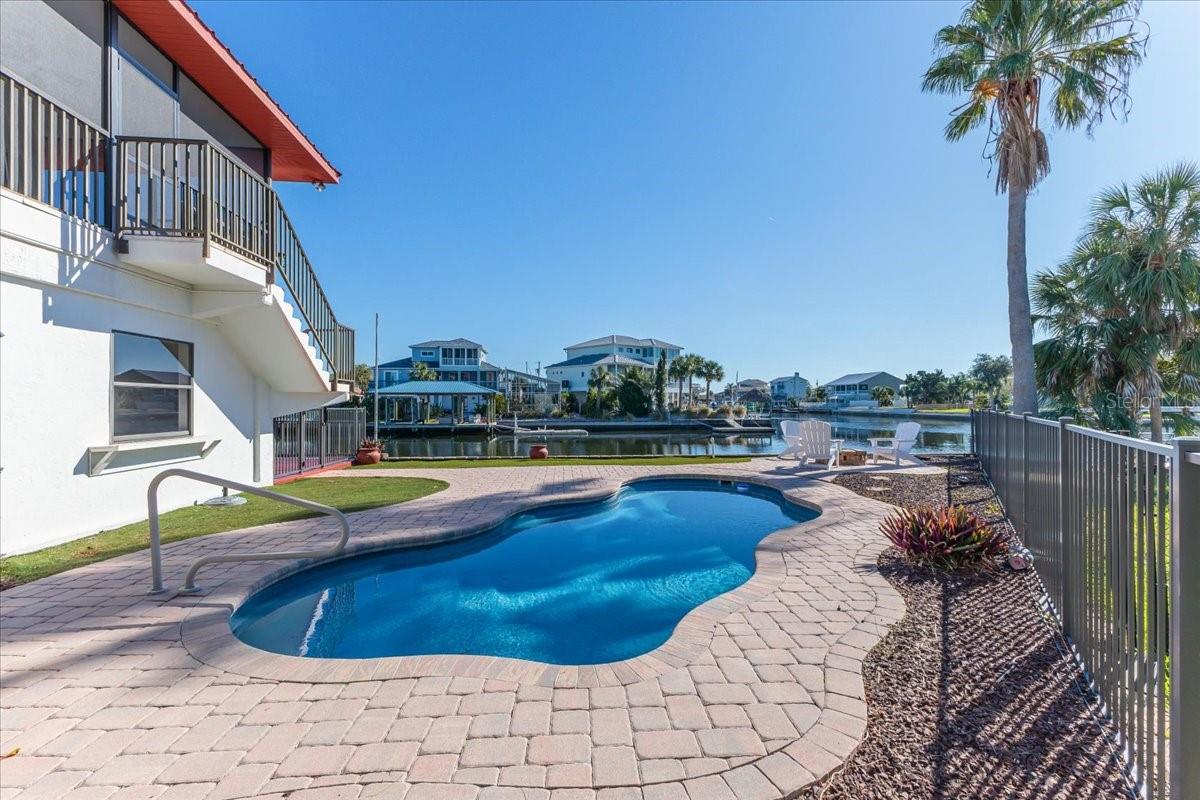 Pool with Pavers