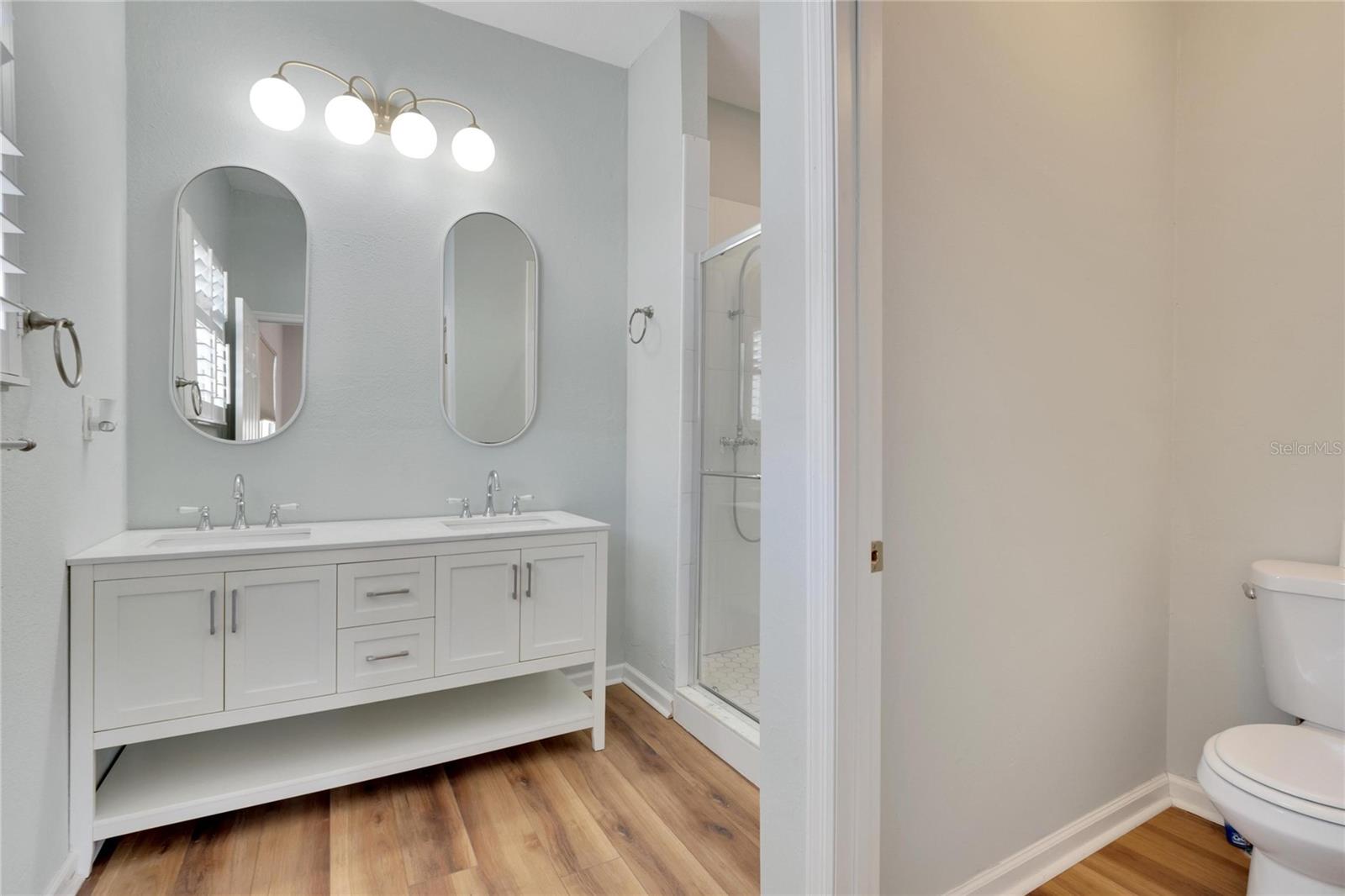 Primary bedroom with en-suite bath