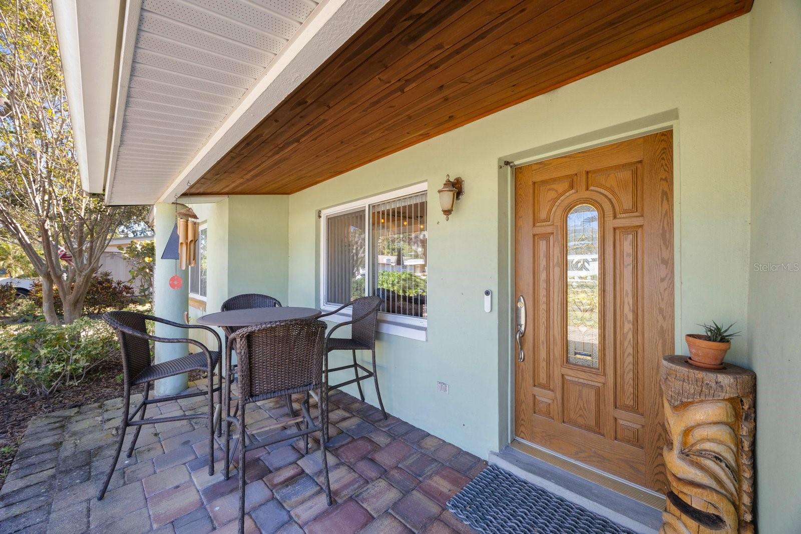 Front Porch W/Wood Accent