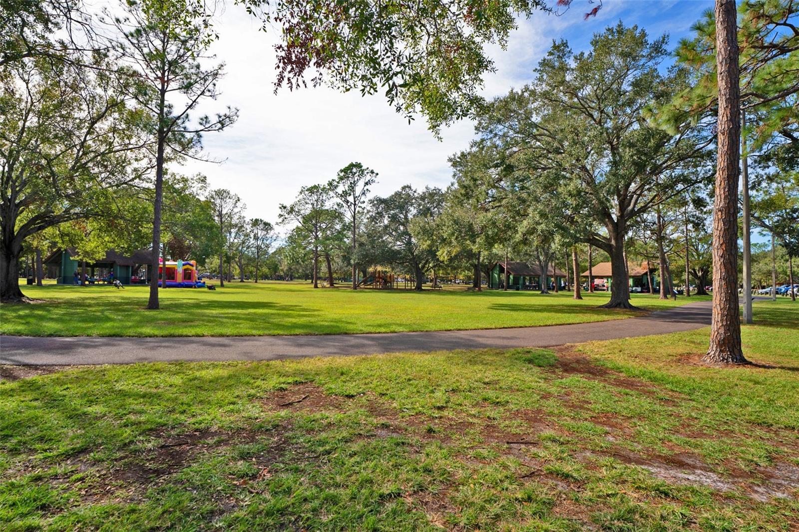 Several Picnic Pavilions and Playgrounds