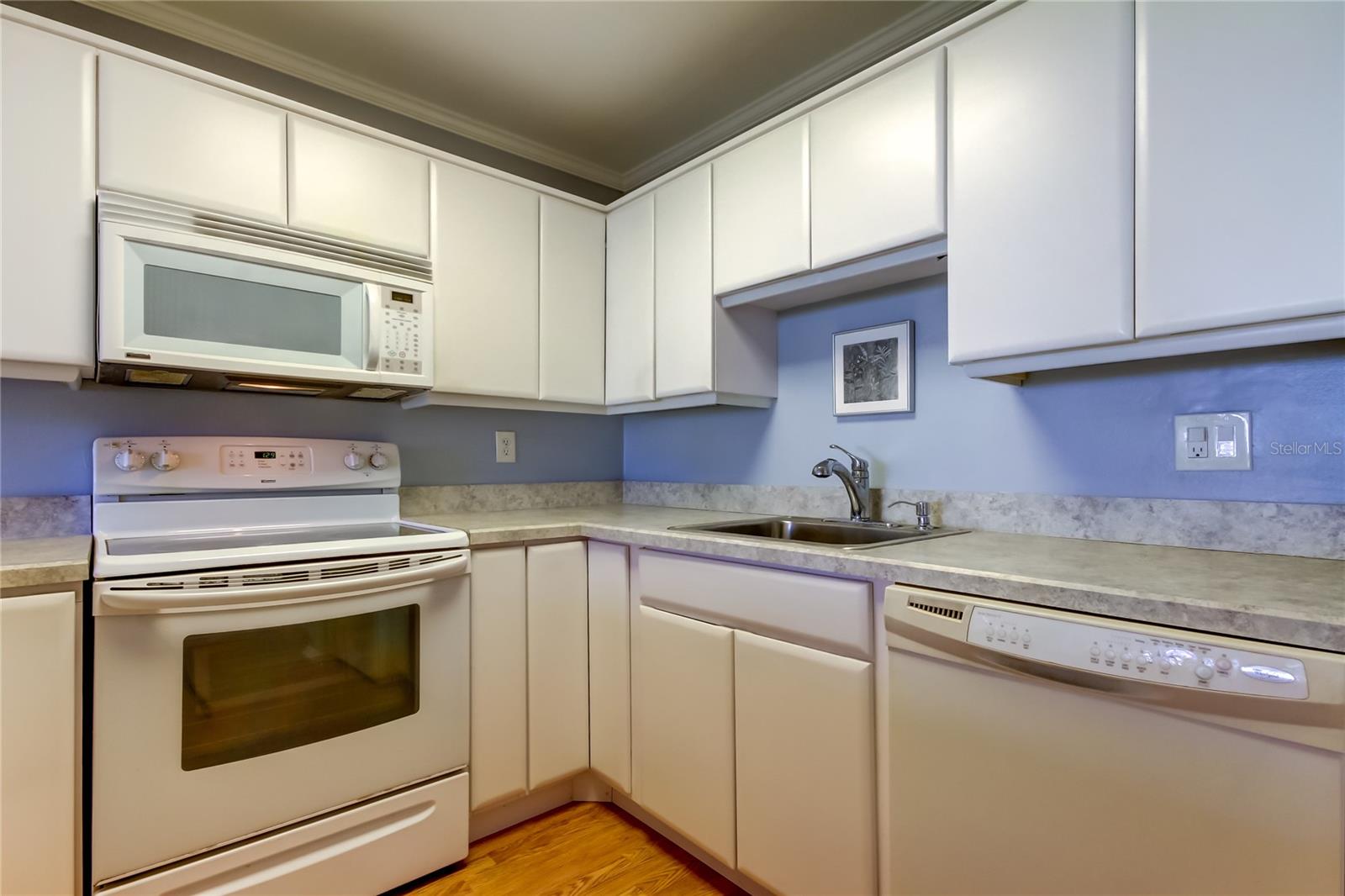 Clean Crisp Kitchen