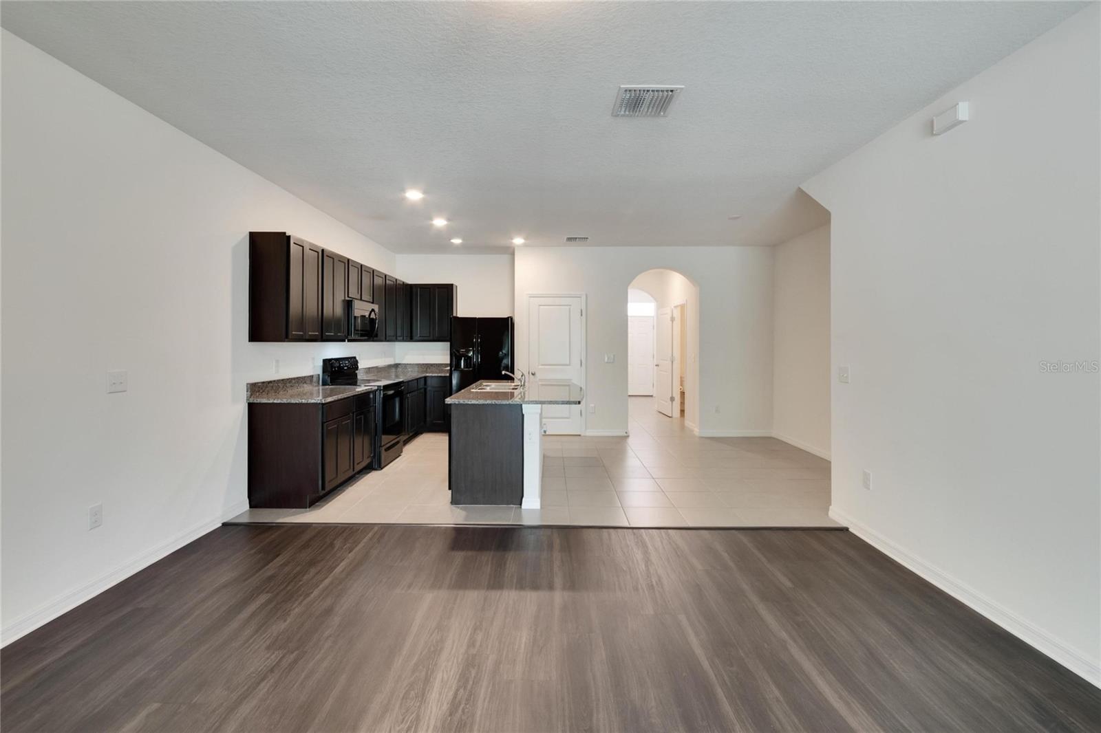 Living (Great) Room - Kitchen - Dining Area