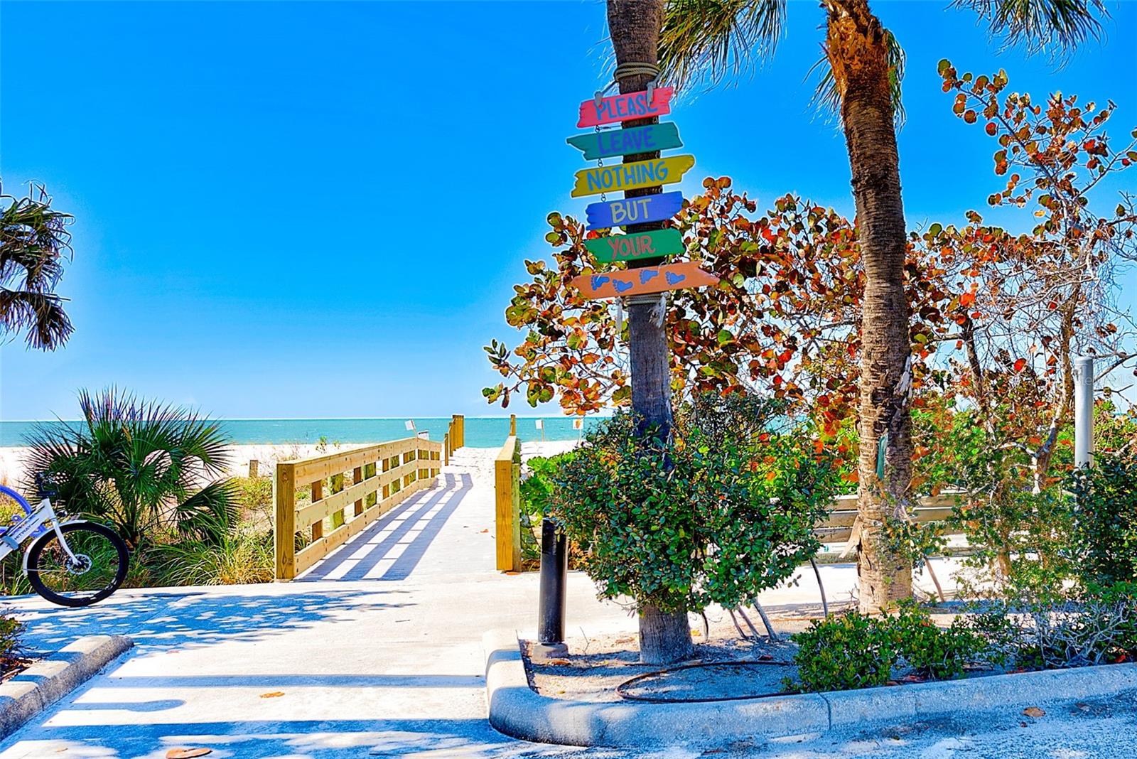 Entrance to Indian rocks Beach - closest entrance.