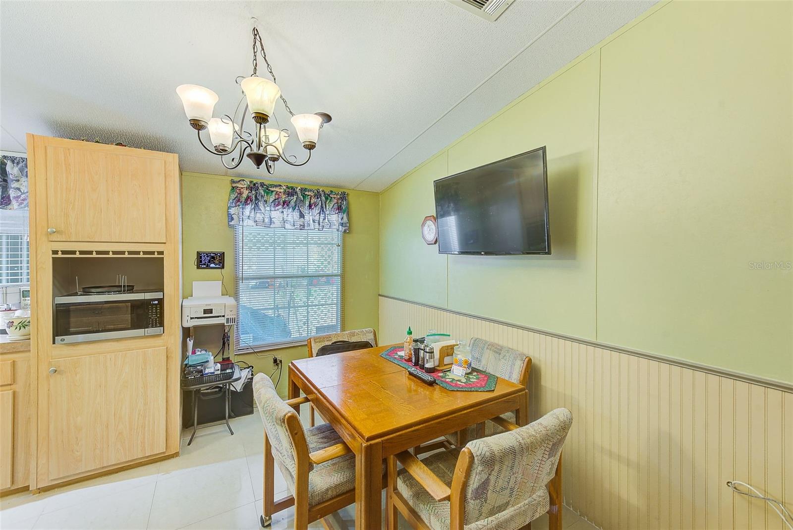 Dining Room with Flatscreen TV