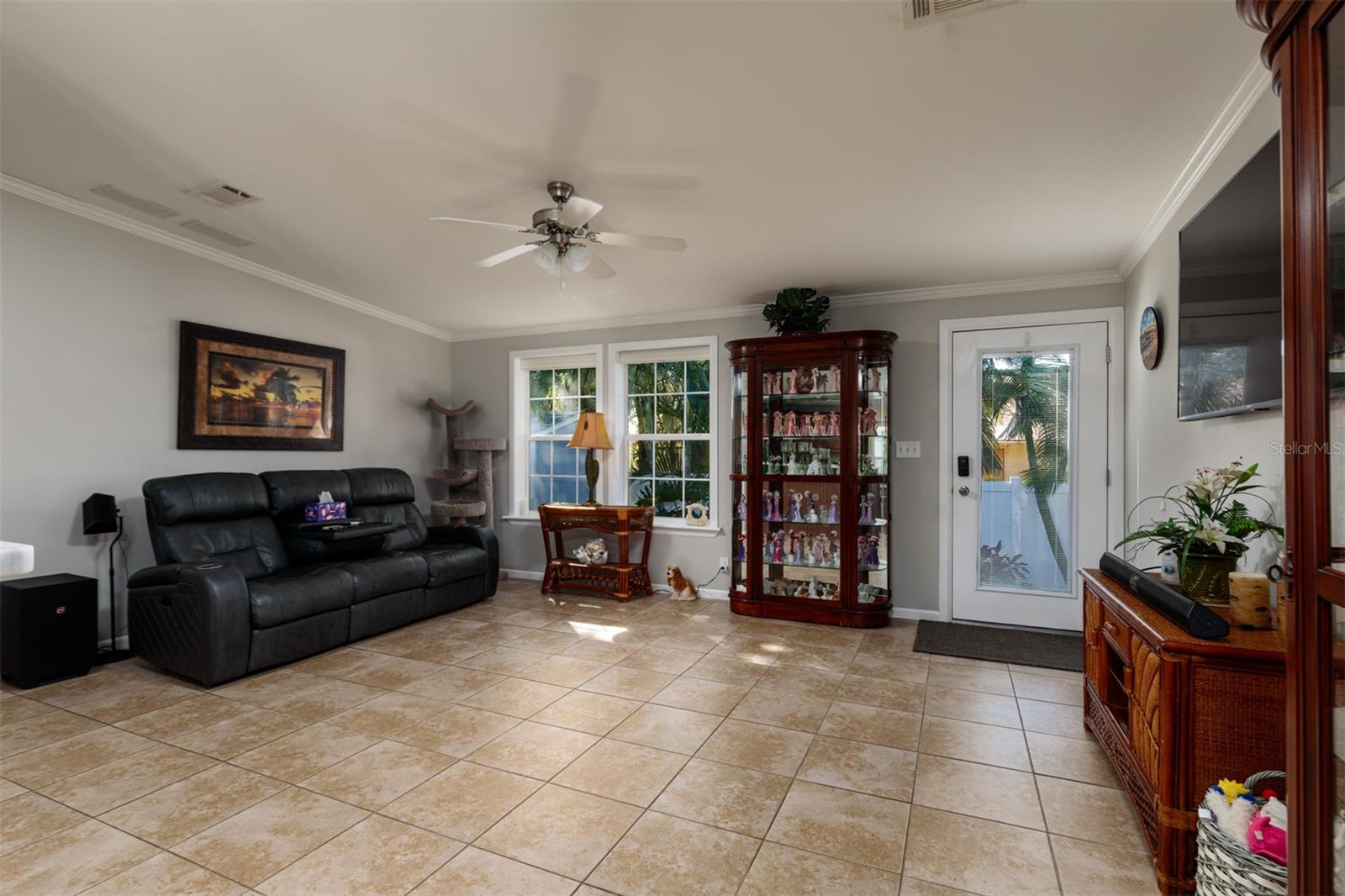 Living room from dining room