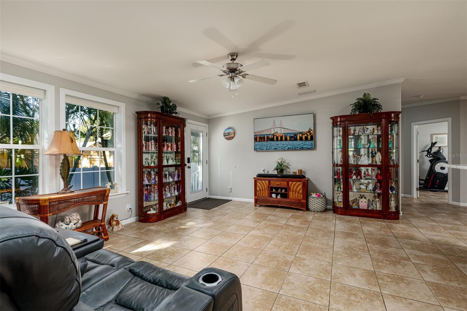 Living room from primary doorway