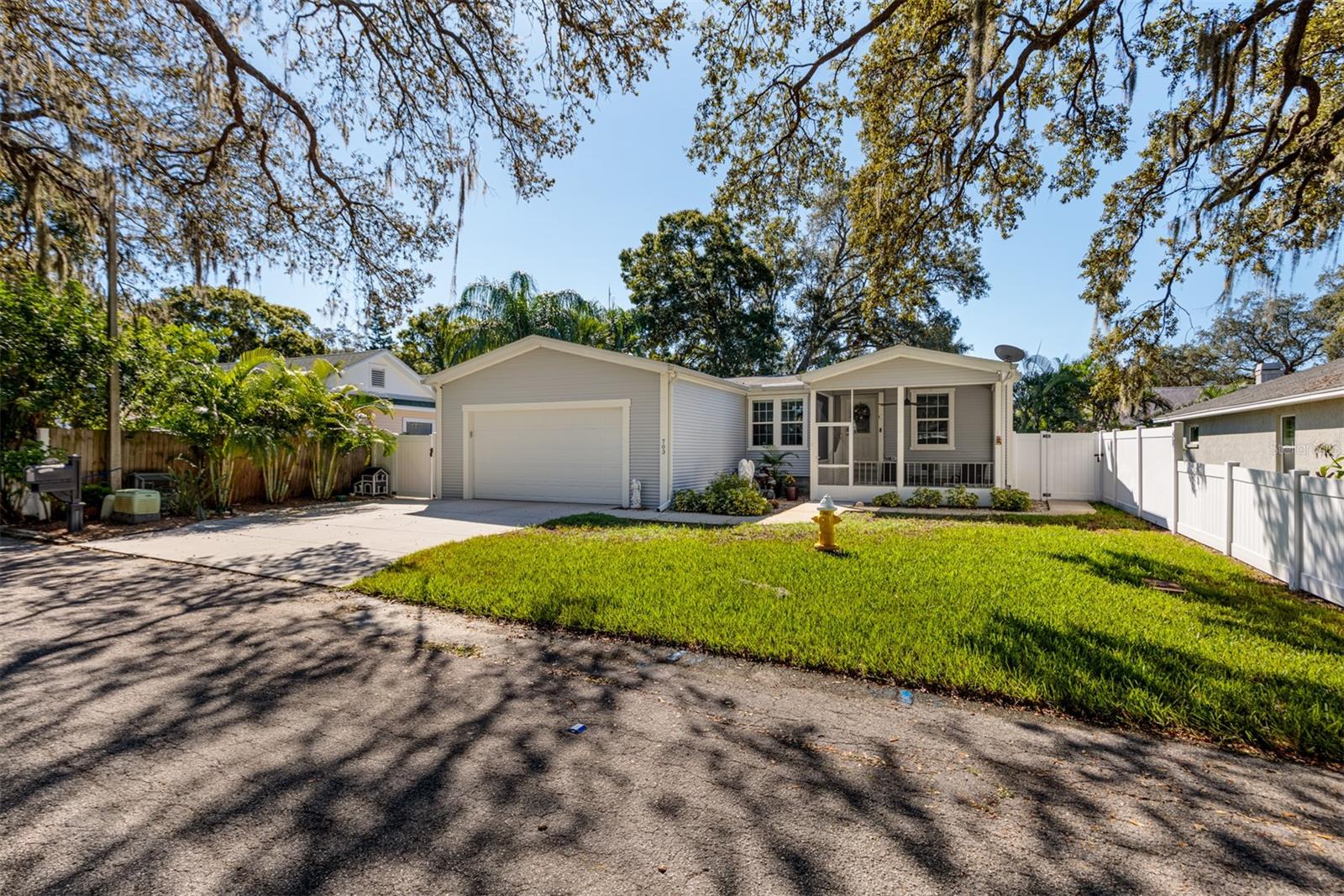 large front yard