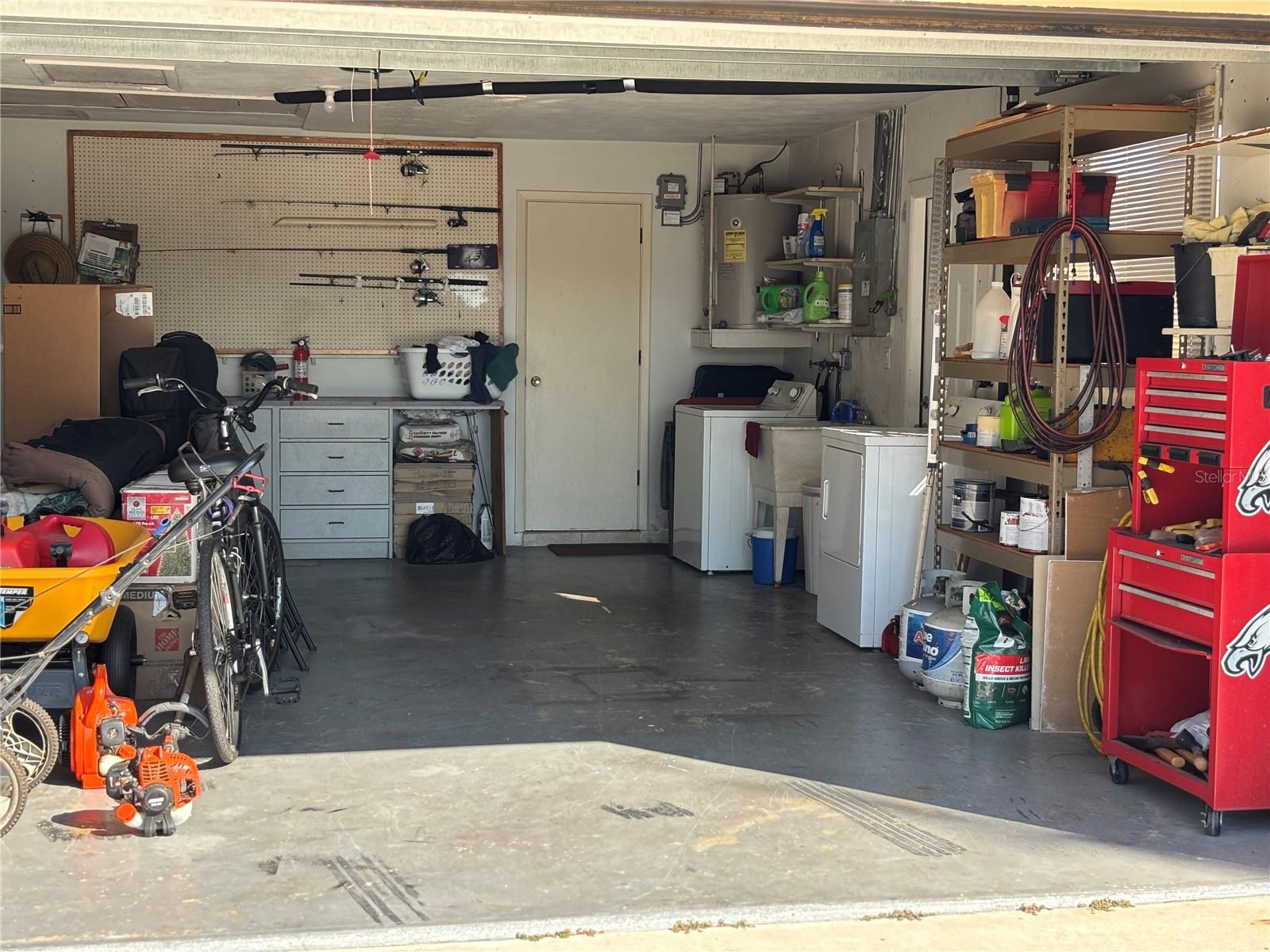 Inside Garage