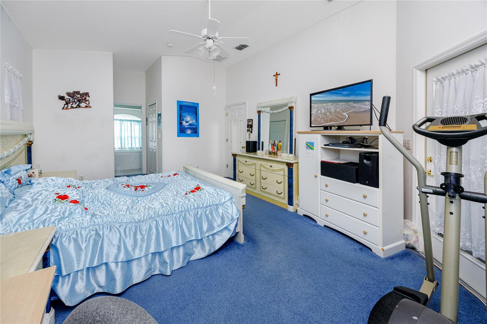 Primary bedroom with ensuite bathroom