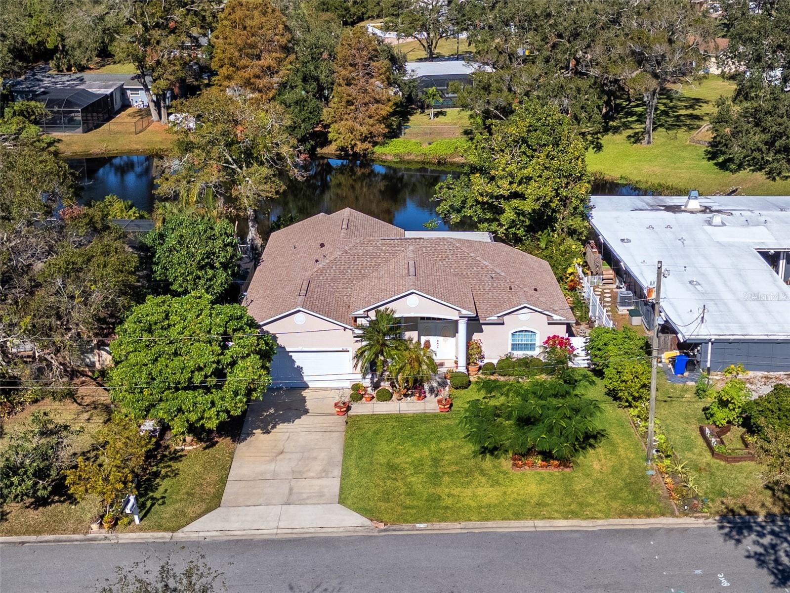 Aerial View of the house