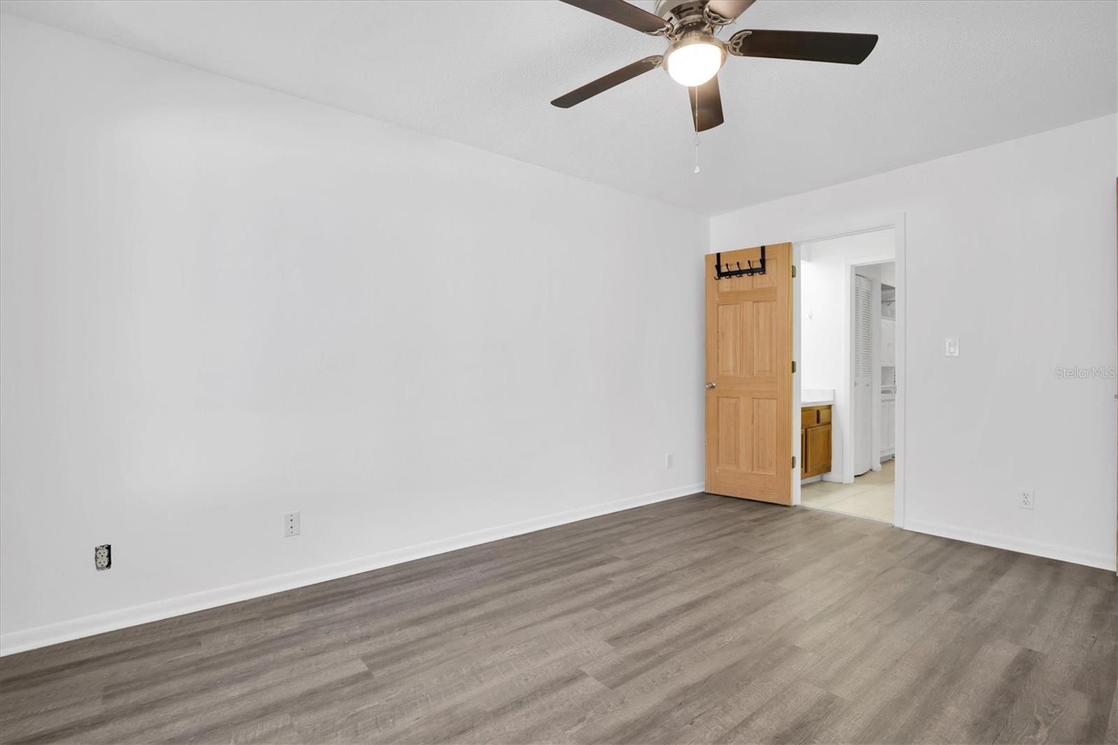 Bath entryway from Primary bedroom