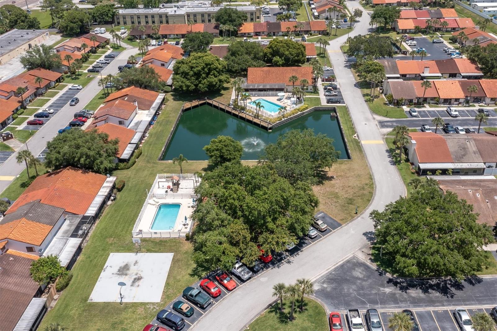 Nice blend of trees, greenspace and homes. Yours is up in the top corner