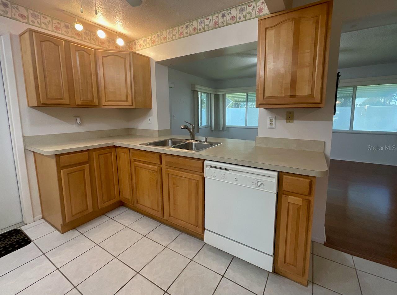 Kitchen sink area