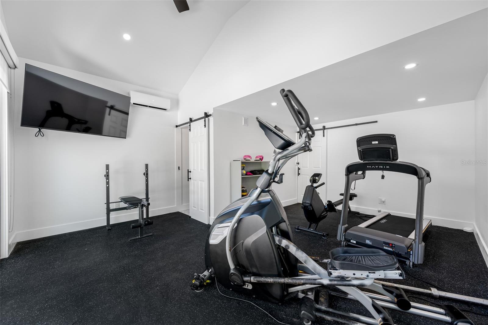 Fitness Room with Ensuite Bath