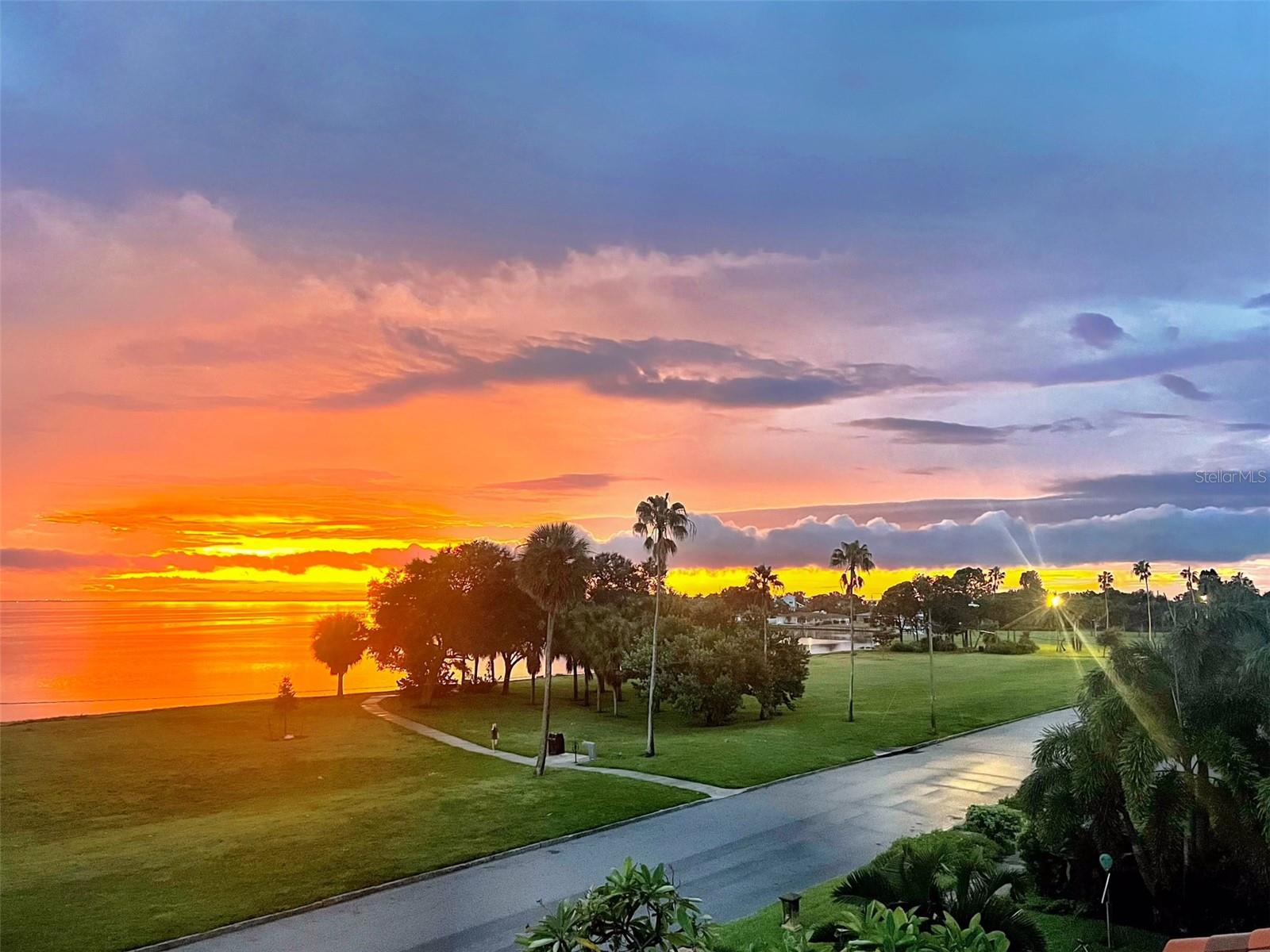 Sunrise from your balcony