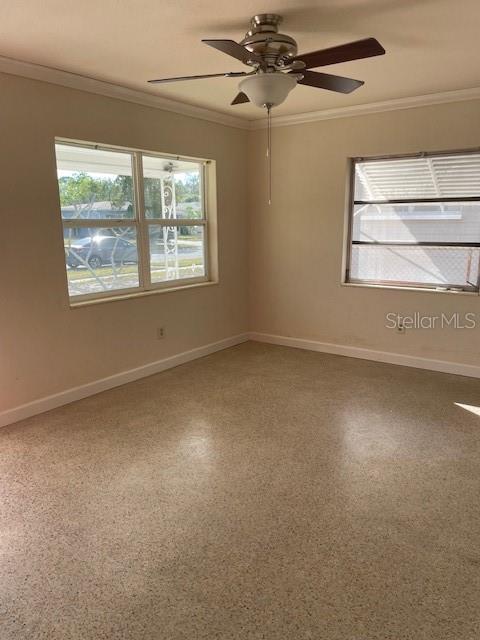 View of living room from hallway.