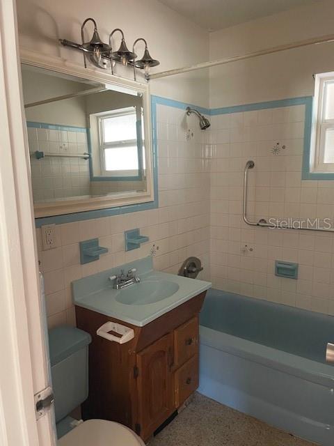 Retro tiled bathroom