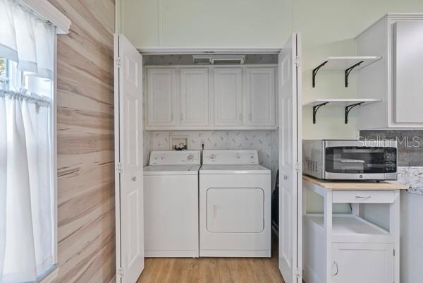 Inside Laundry Closet