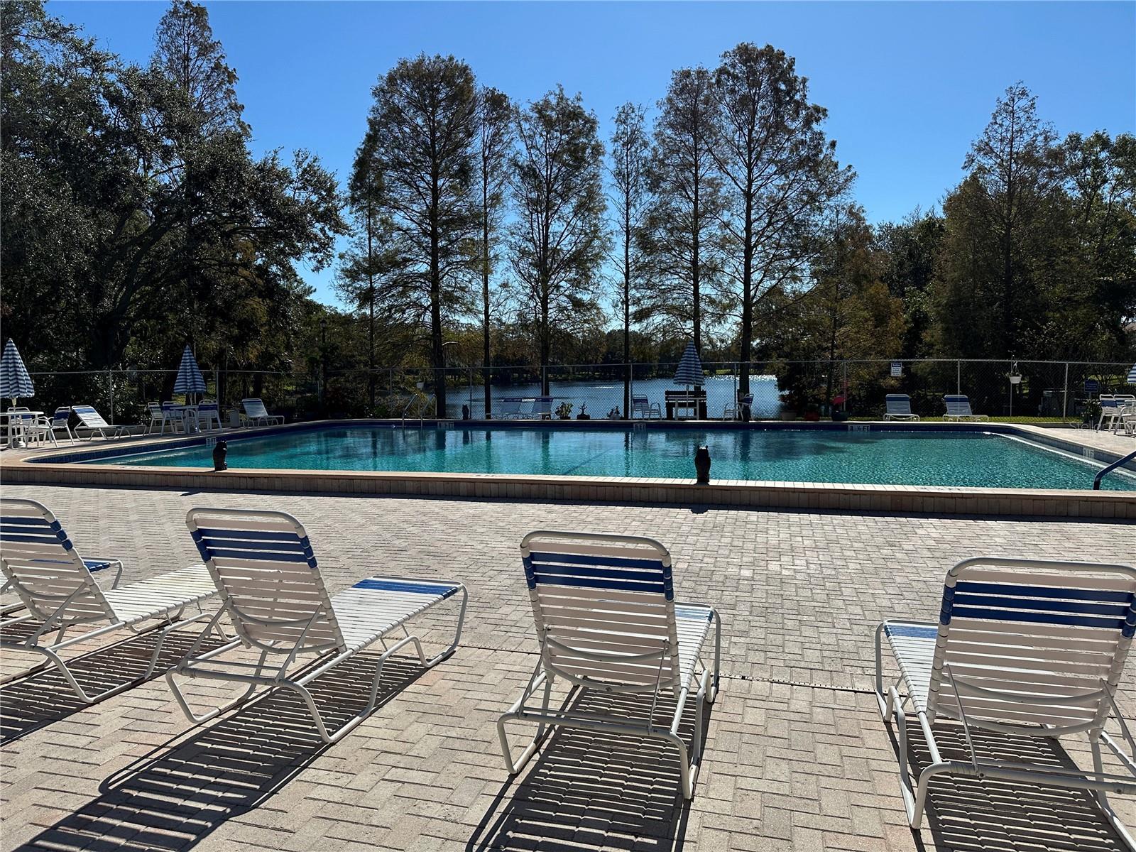 Heated, lakeside POOL