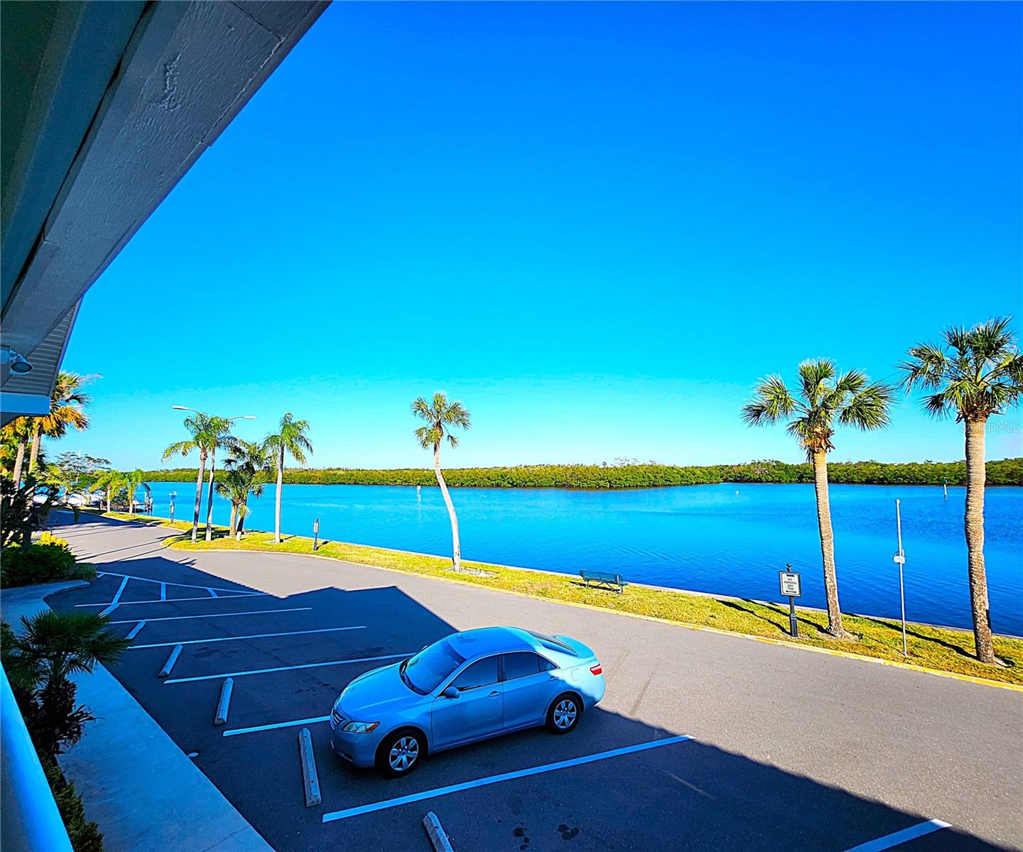 View from the private balcony