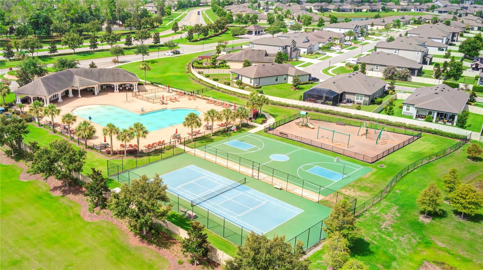 Community Amenities - Cabana, Pool, Splash Pad, Playground, Basketball Courts, Tennis Courts