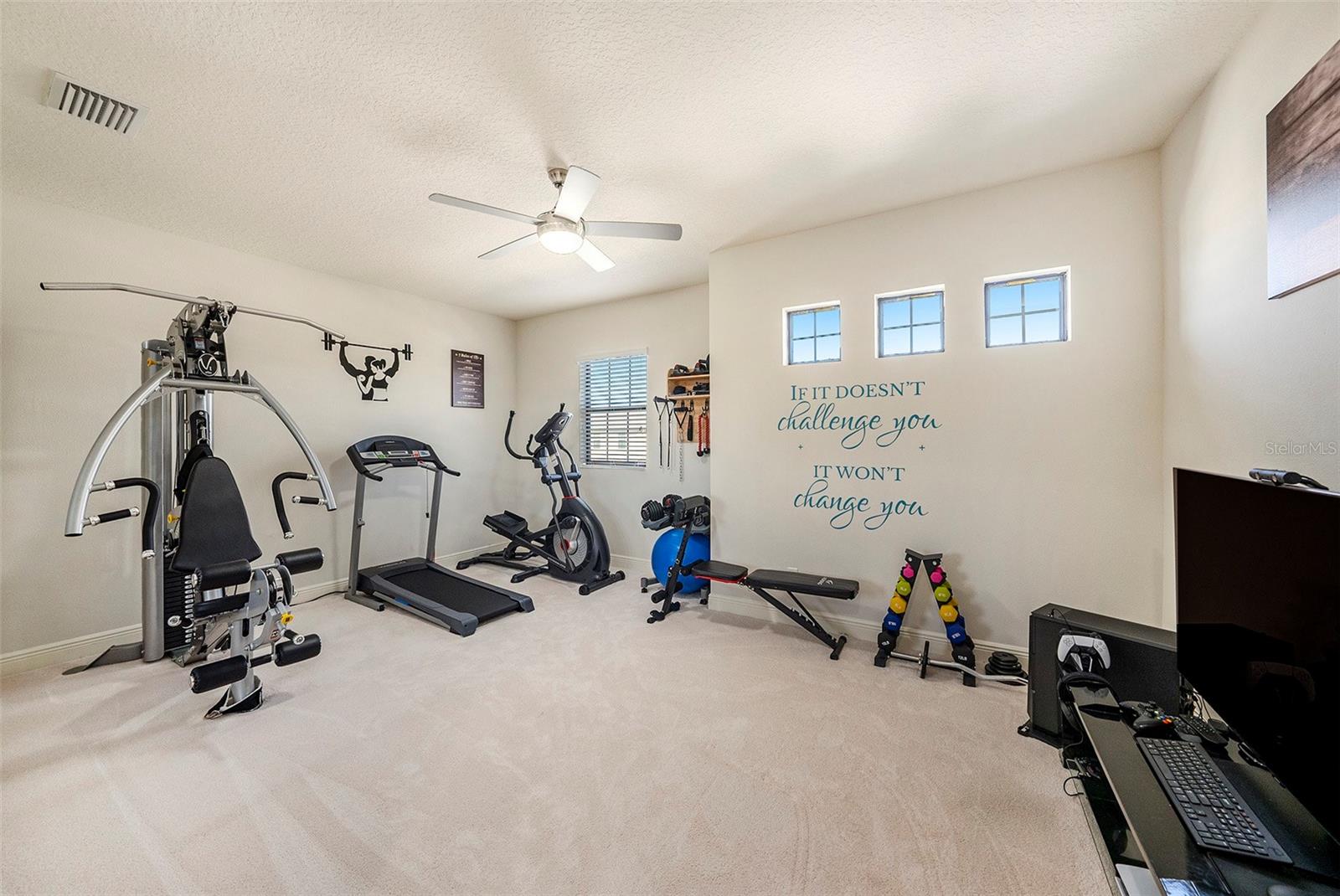 Gym/Bonus Room - Can be easily converted into a bedroom