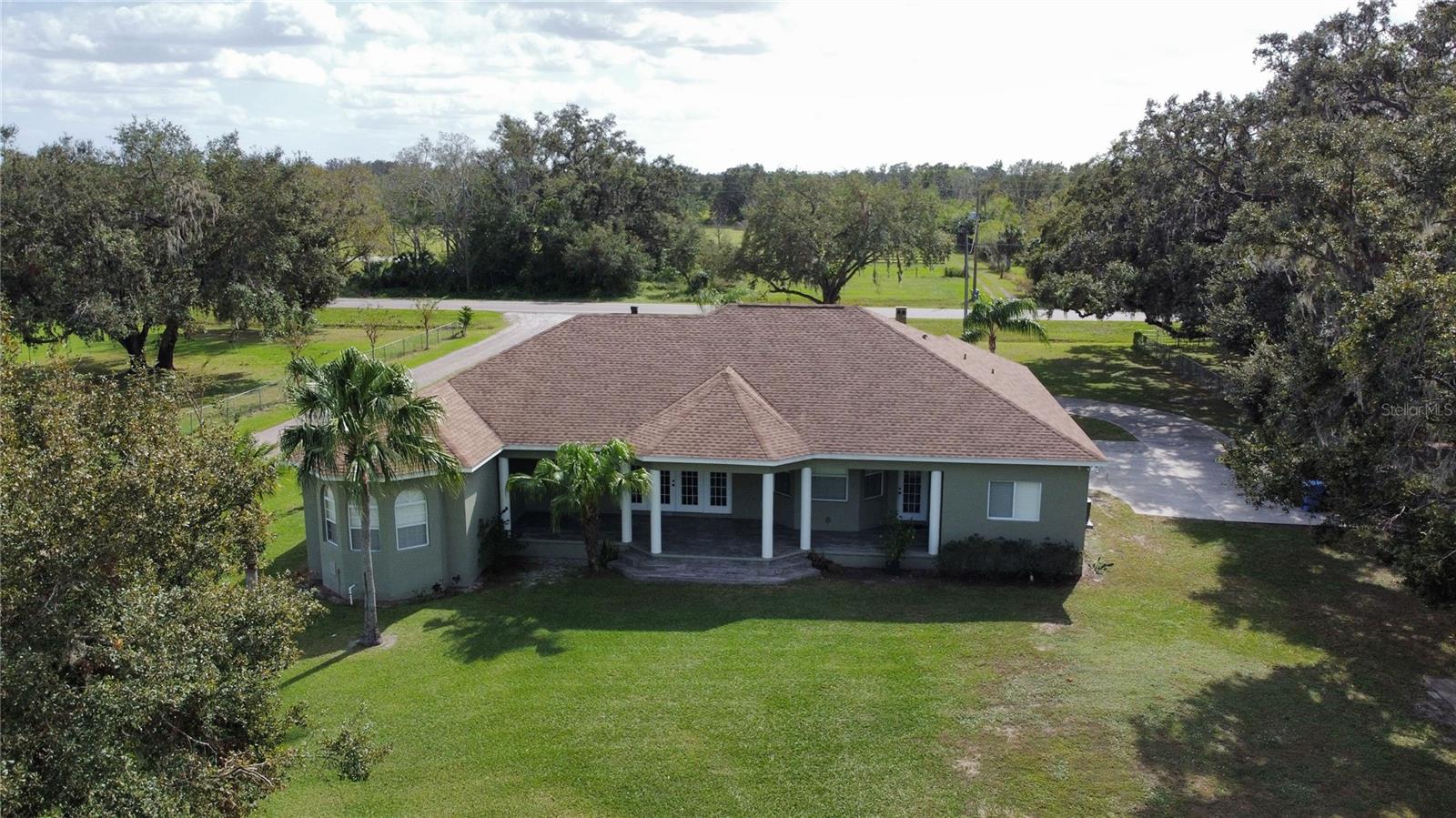 Back of main house