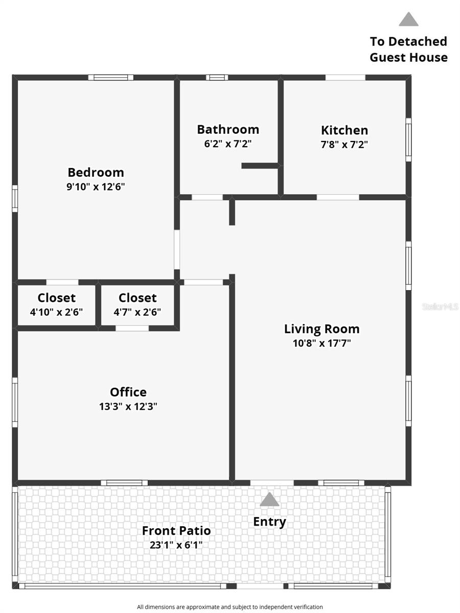 1514 Sadlon floor plan of main house